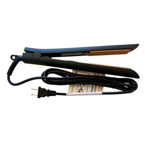 Miel Beauty 2-in-1 Hair Tool – Straightener & Curler – Black – MSRP $249 New